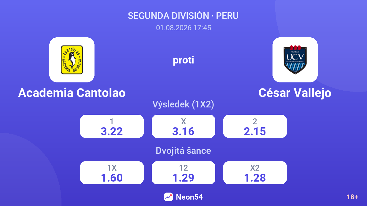Academia Cantolao proti César Vallejo — kurzy
