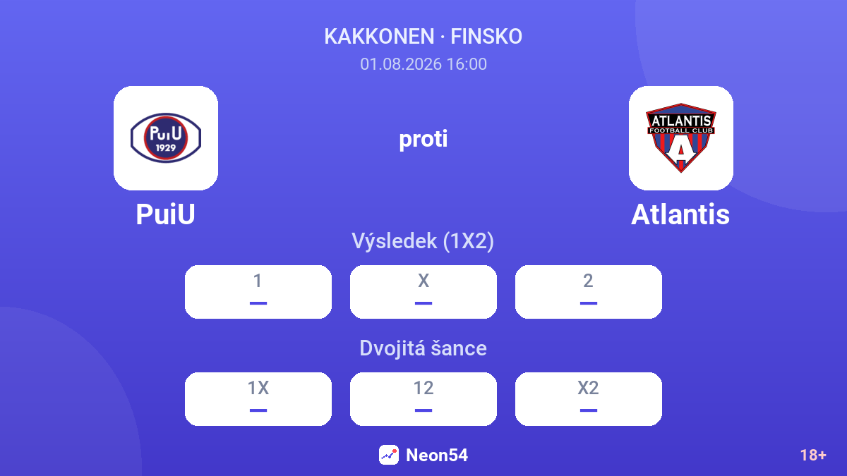 PuiU proti Atlantis — kurzy