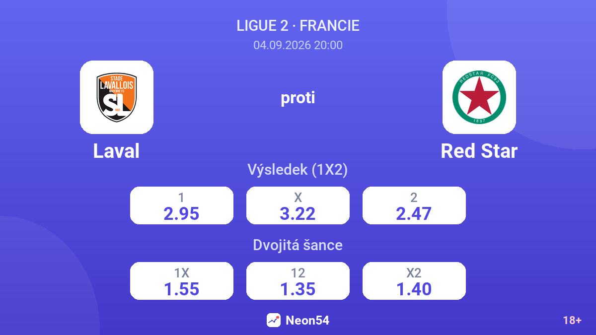 Laval – Red Star — kurzy