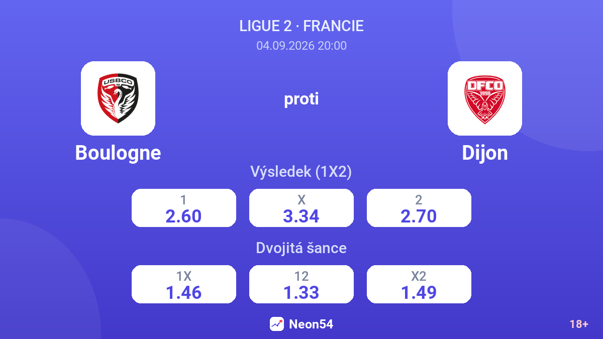 Boulogne – Dijon — kurzy