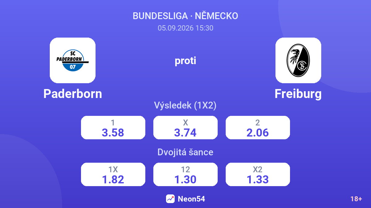 Paderborn – Freiburg — kurzy