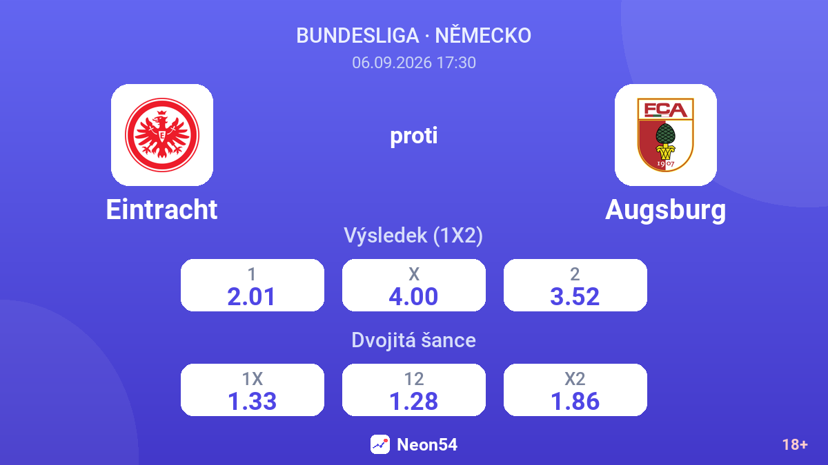 Eintracht – Augsburg — kurzy