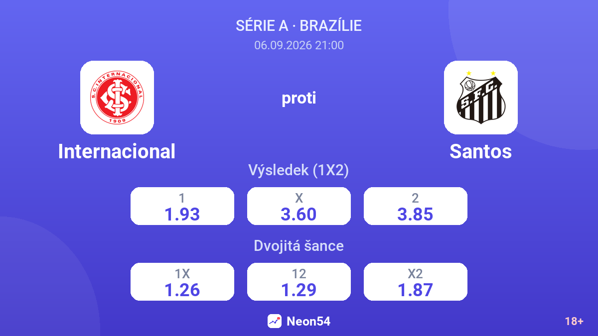 Internacional – Santos — kurzy
