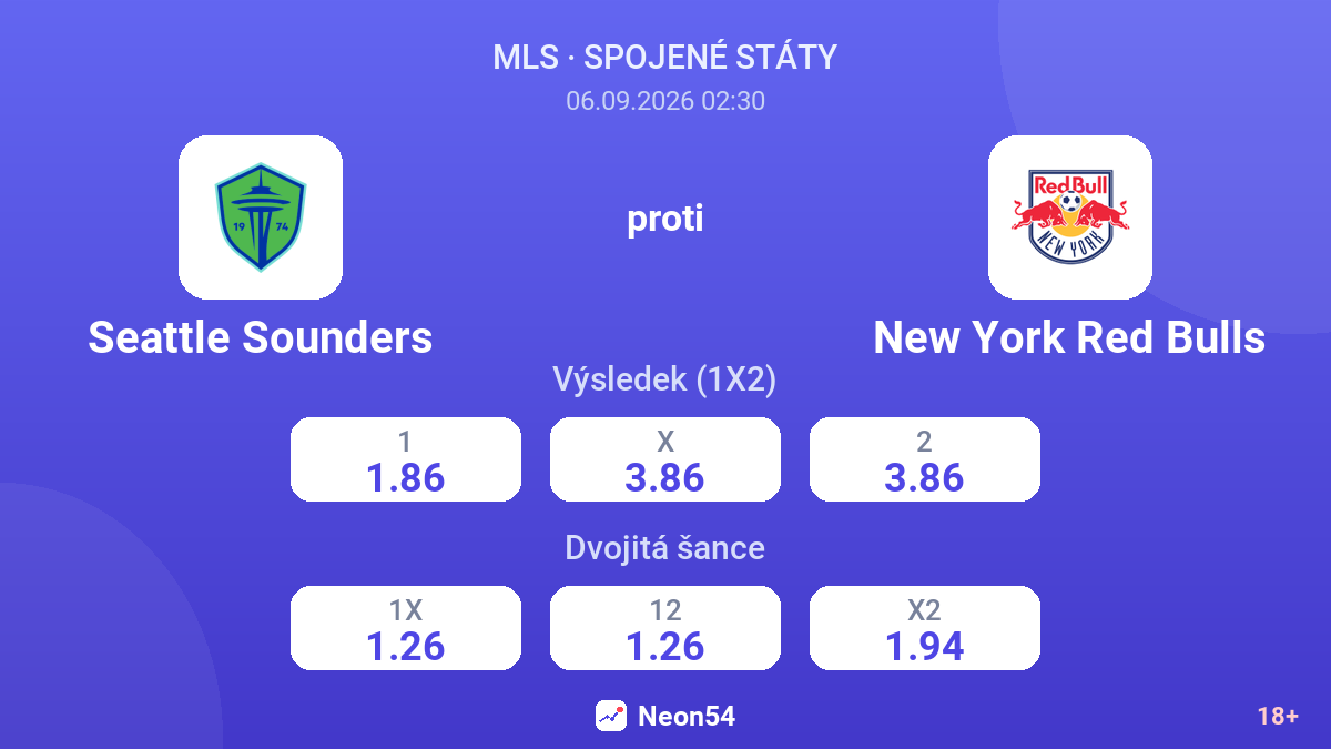 Seattle Sounders – New York Red Bulls — kurzy