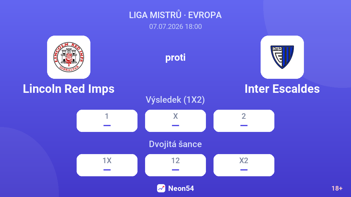 Lincoln Red Imps proti Inter Escaldes — kurzy