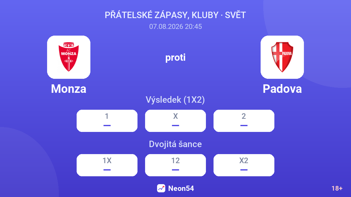 Monza – Padova — kurzy