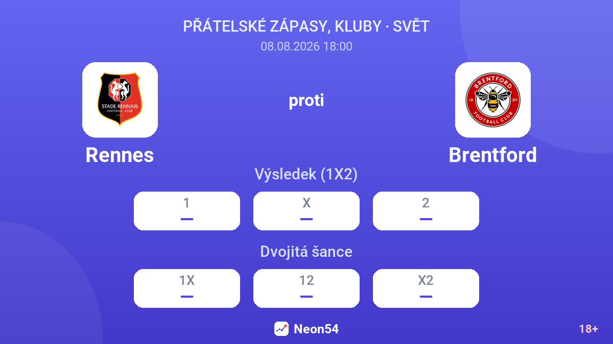 Rennes – Brentford — kurzy