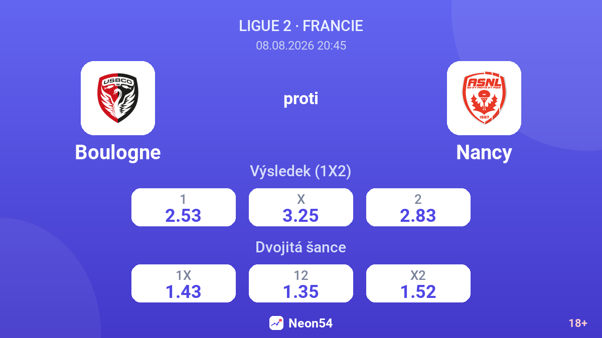 Boulogne – Nancy — kurzy