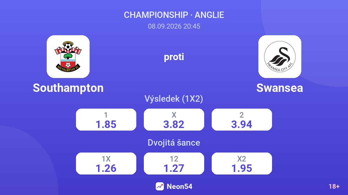 Southampton – Swansea — kurzy