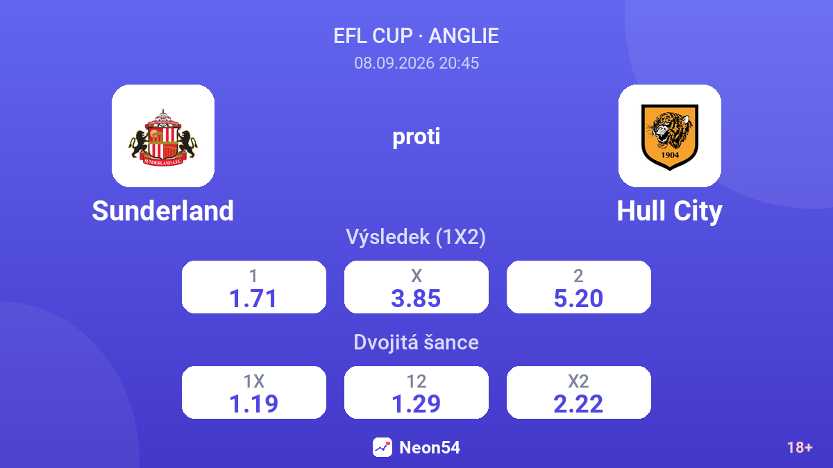 Sunderland – Hull City — kurzy