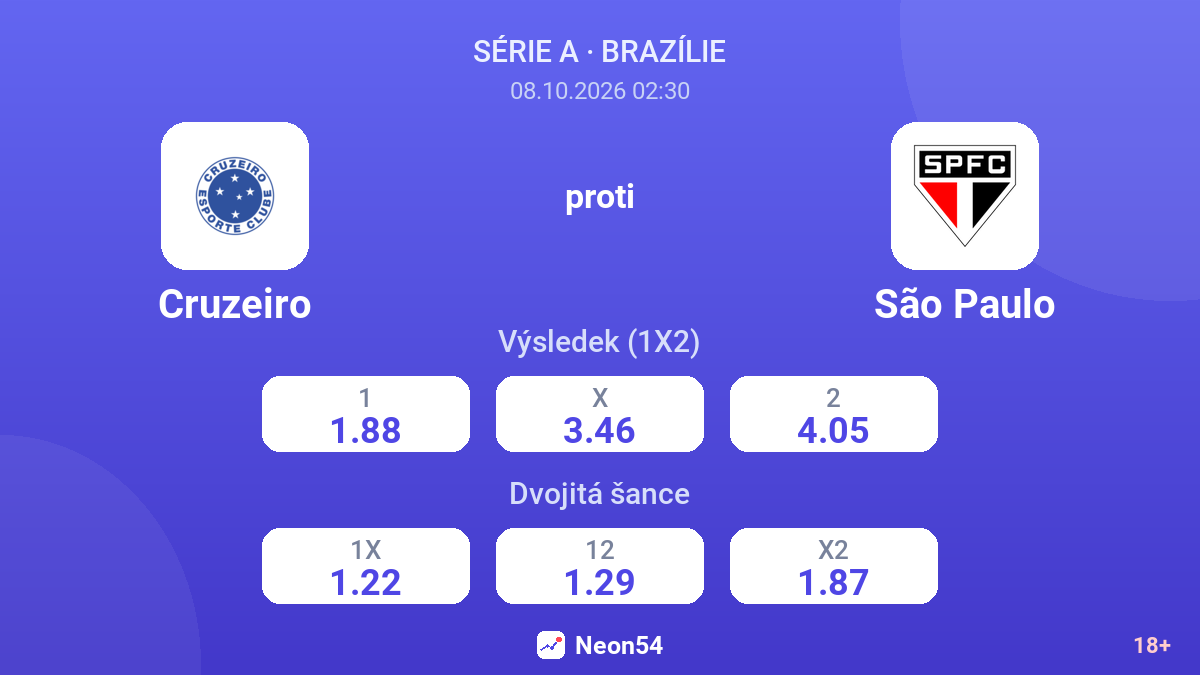 Cruzeiro – São Paulo — kurzy
