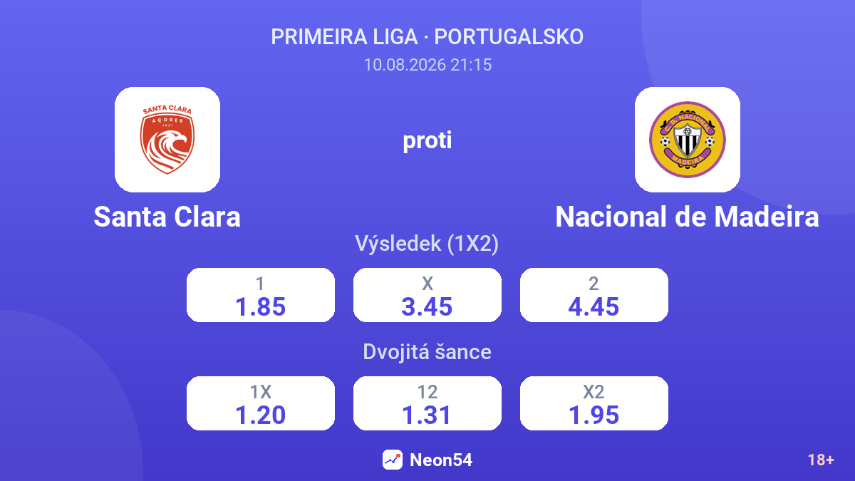 Santa Clara – Nacional de Madeira — kurzy