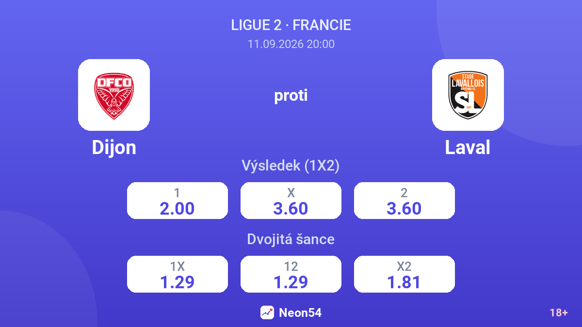 Dijon – Laval — kurzy