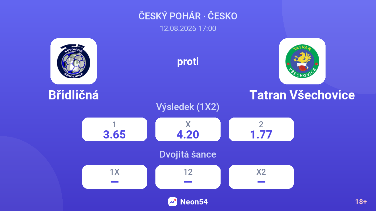 Břidličná – Tatran Všechovice — kurzy