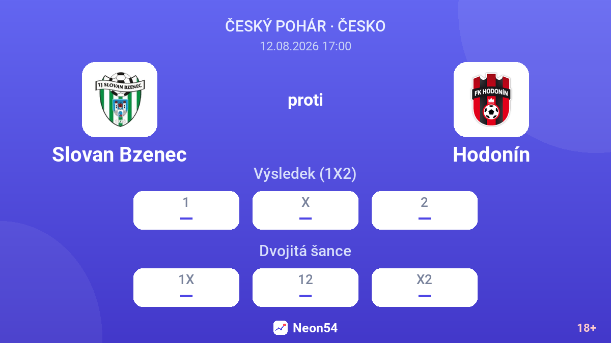 Slovan Bzenec – Hodonín — kurzy