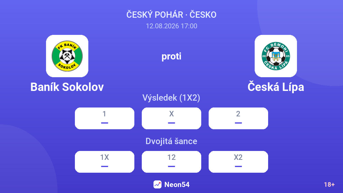 Baník Sokolov – Česká Lípa — kurzy