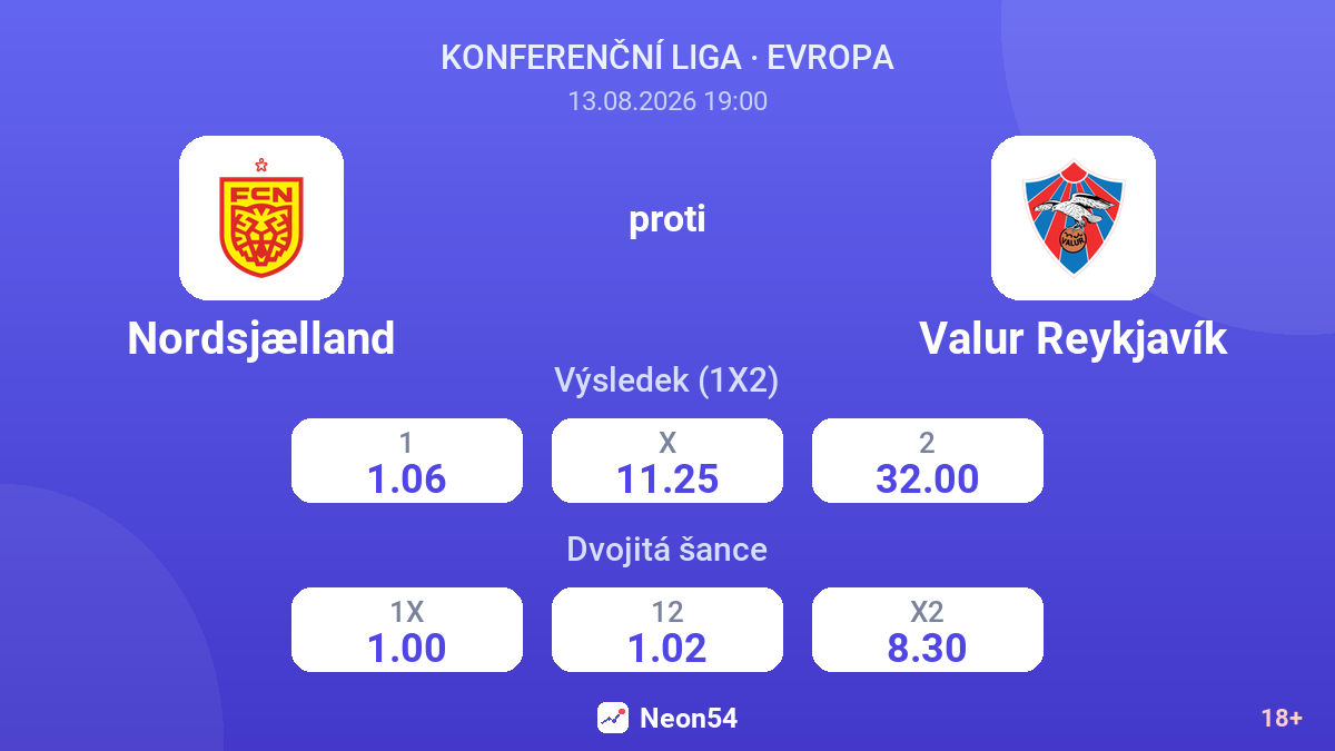Nordsjælland – Valur Reykjavík — kurzy