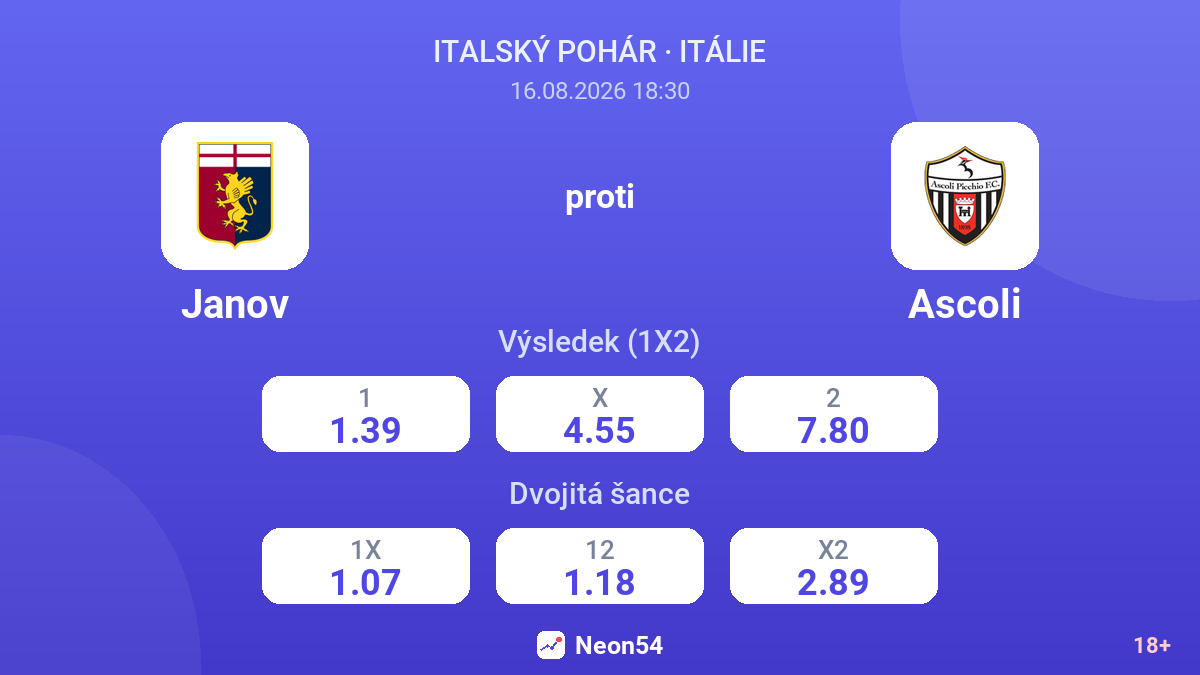 Janov – Ascoli — kurzy