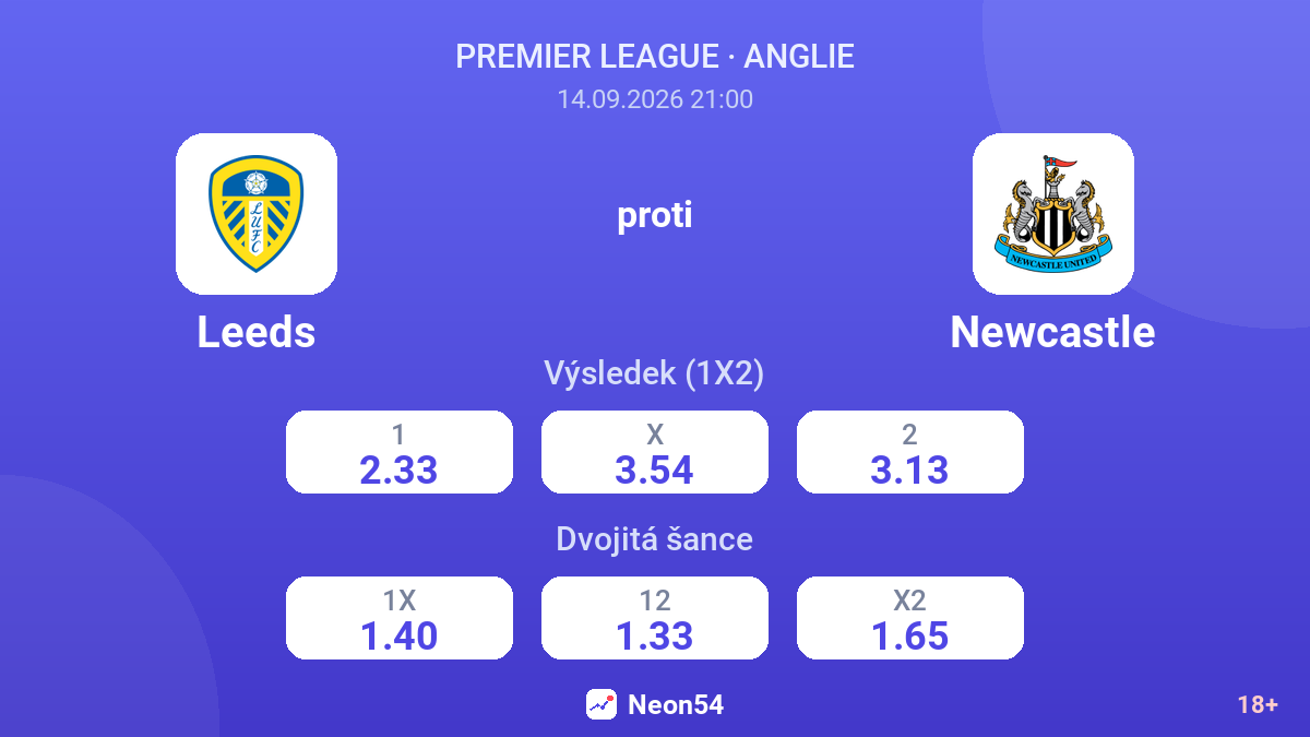 Leeds – Newcastle — kurzy