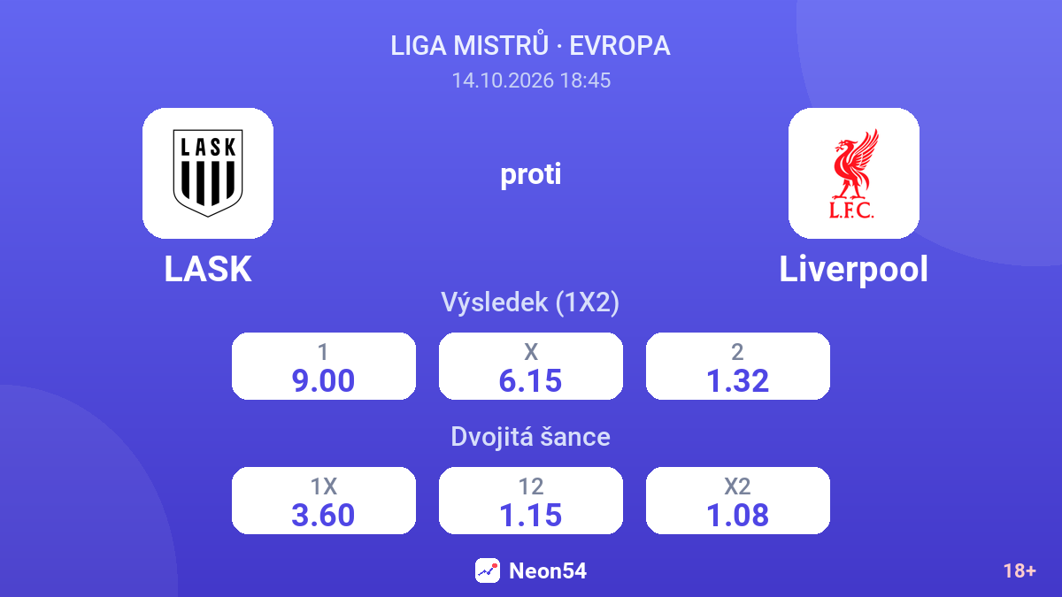 LASK – Liverpool — kurzy