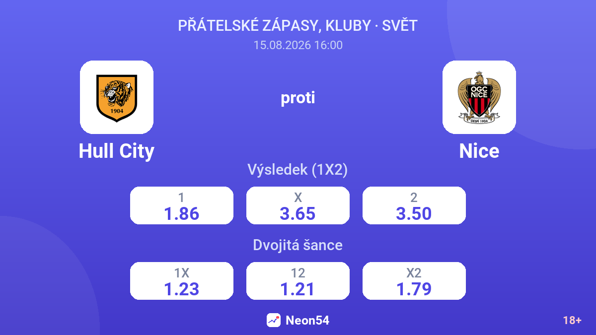 Hull City – Nice — kurzy
