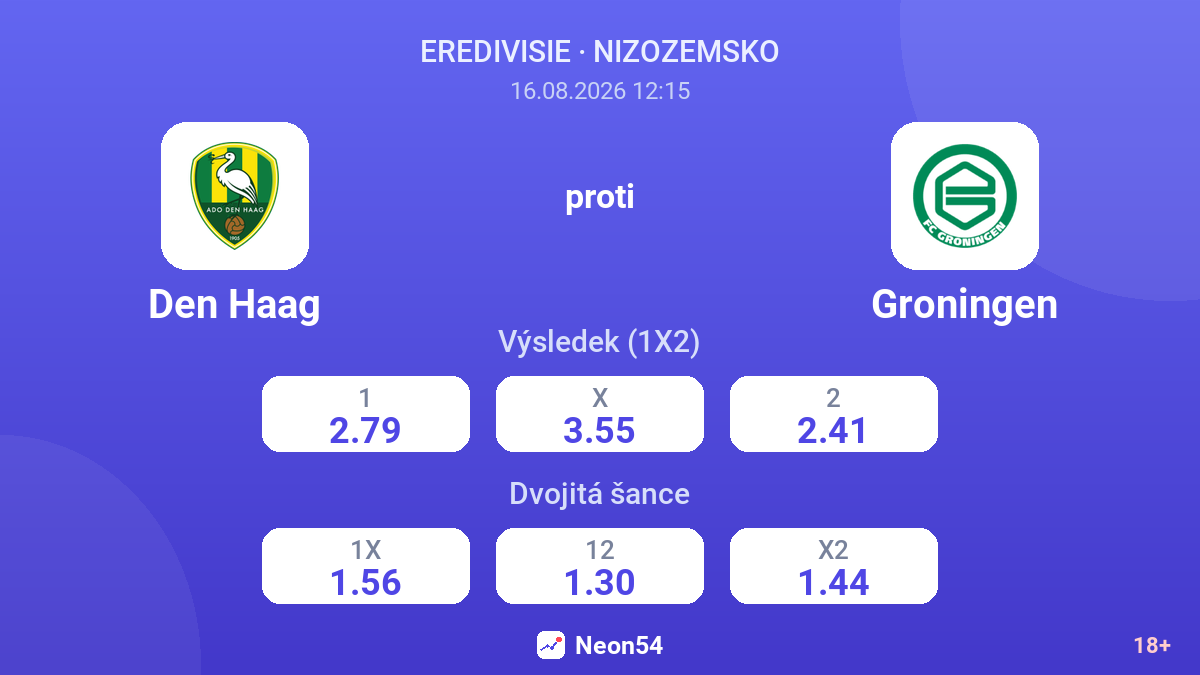 Den Haag – Groningen — kurzy