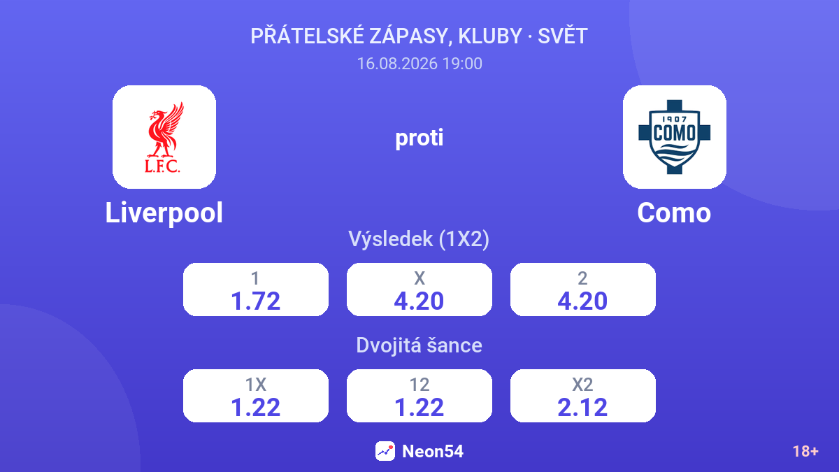 Liverpool – Como — kurzy