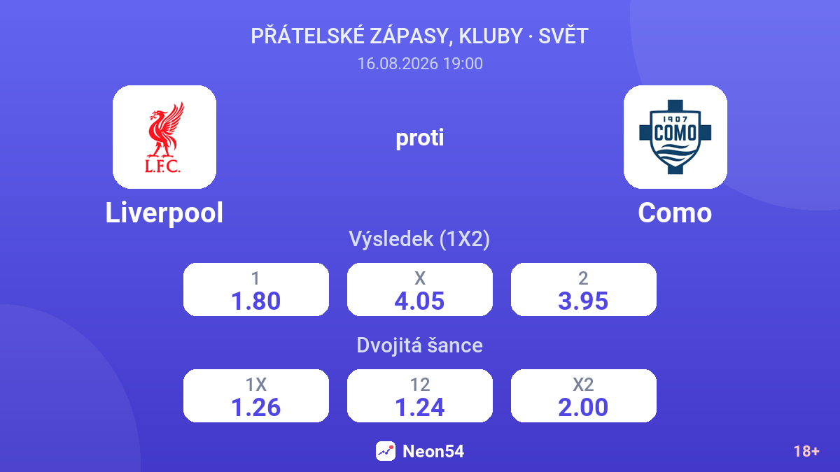 Liverpool – Como — kurzy