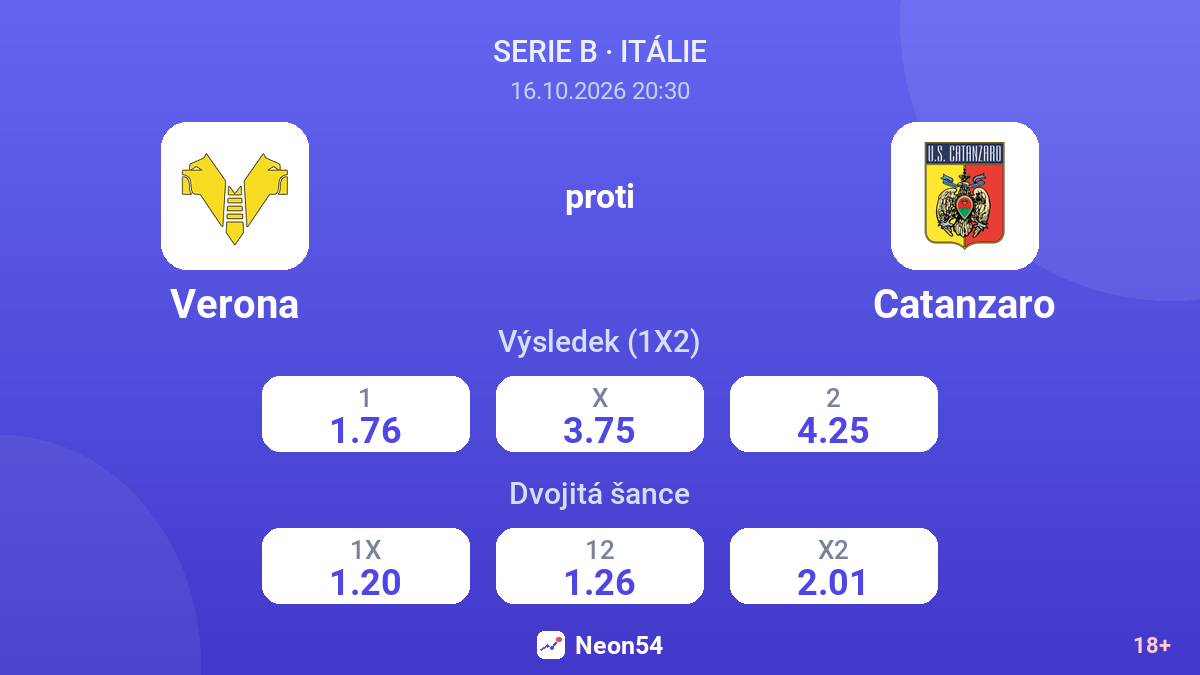 Verona – Catanzaro — kurzy