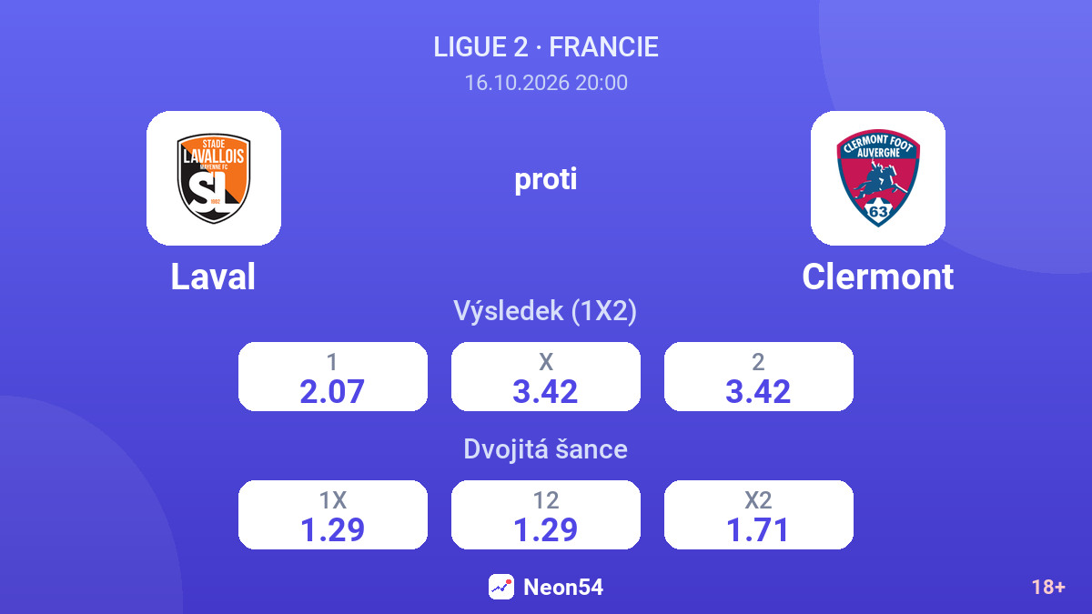 Laval – Clermont — kurzy
