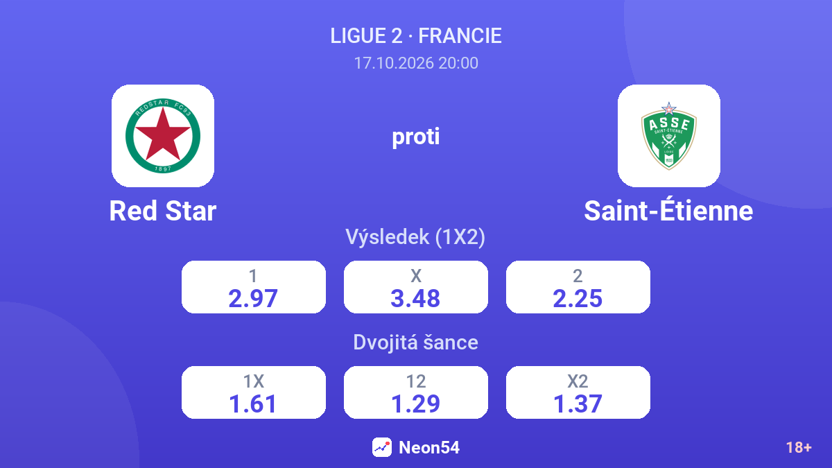 Red Star – Saint-Étienne — kurzy