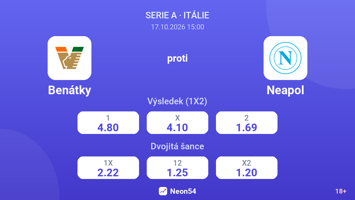 Benátky – Neapol — kurzy