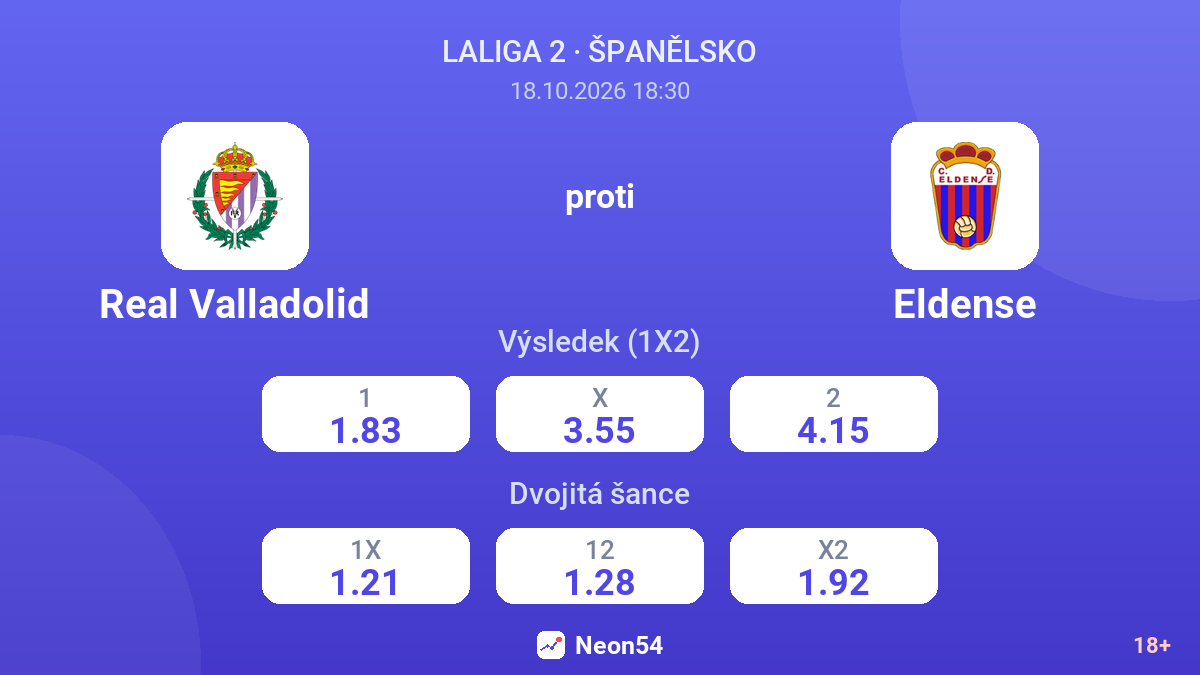 Real Valladolid – Eldense — kurzy