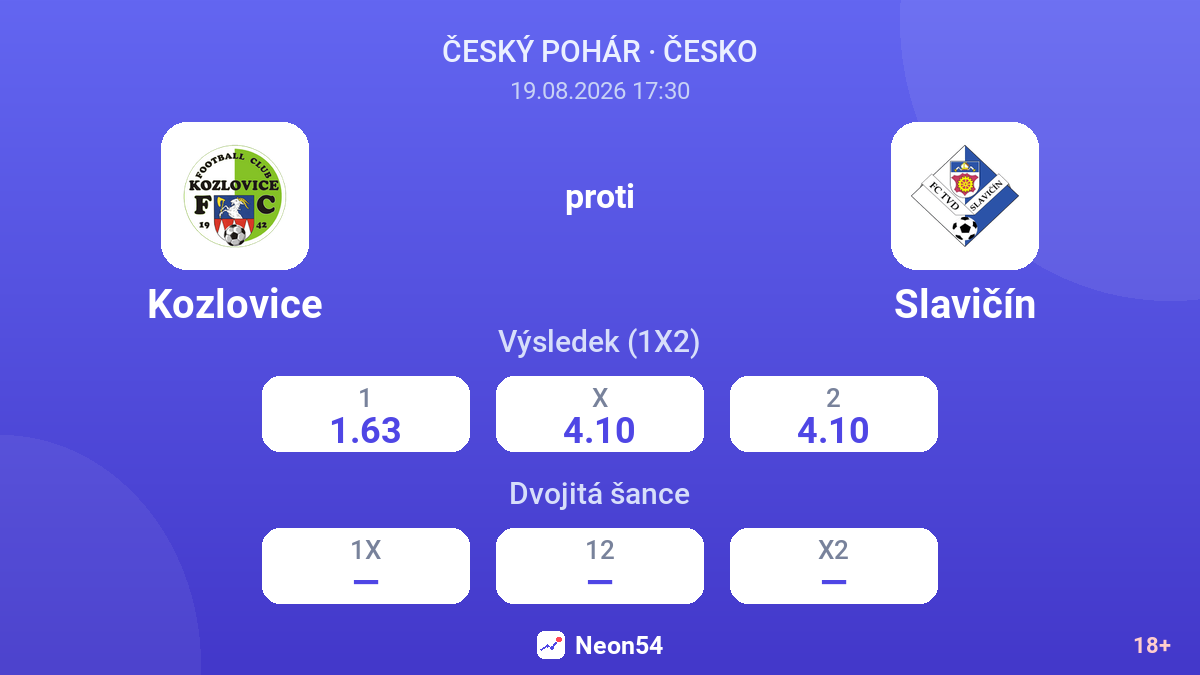 Kozlovice – Slavičín — kurzy