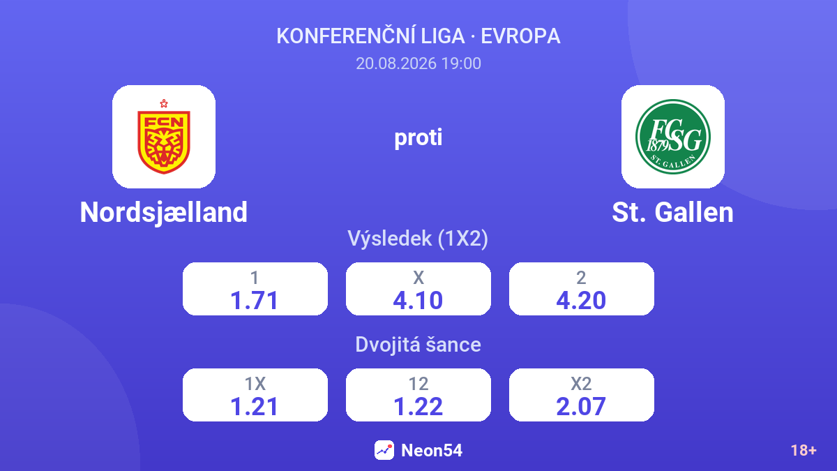 Nordsjælland – St. Gallen — kurzy