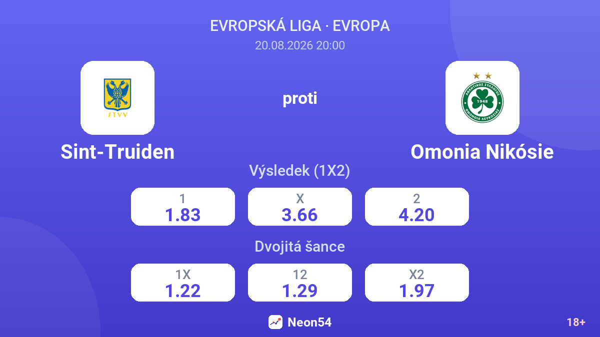 Sint-Truiden – Omonia Nikósie — kurzy