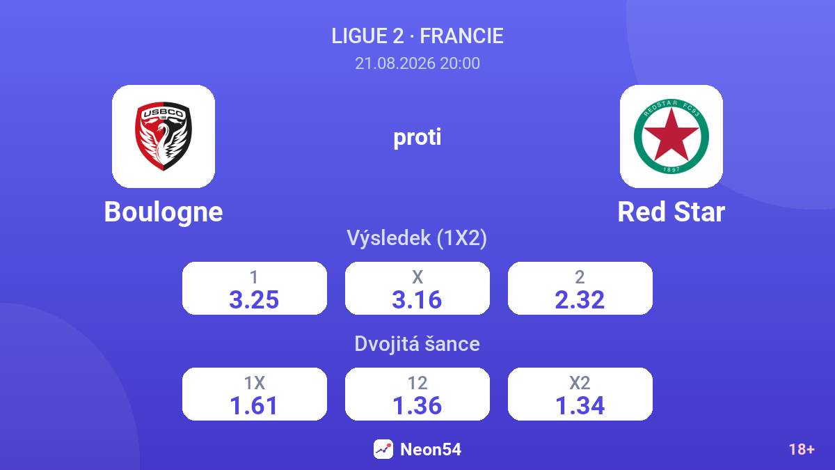Boulogne – Red Star — kurzy