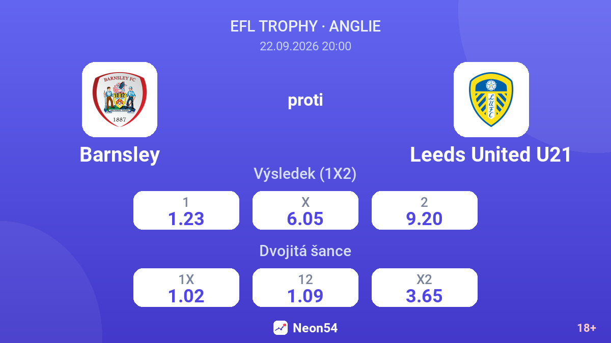 Barnsley – Leeds United U21 — kurzy