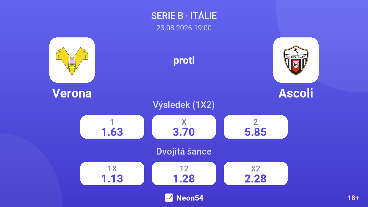 Verona – Ascoli — kurzy