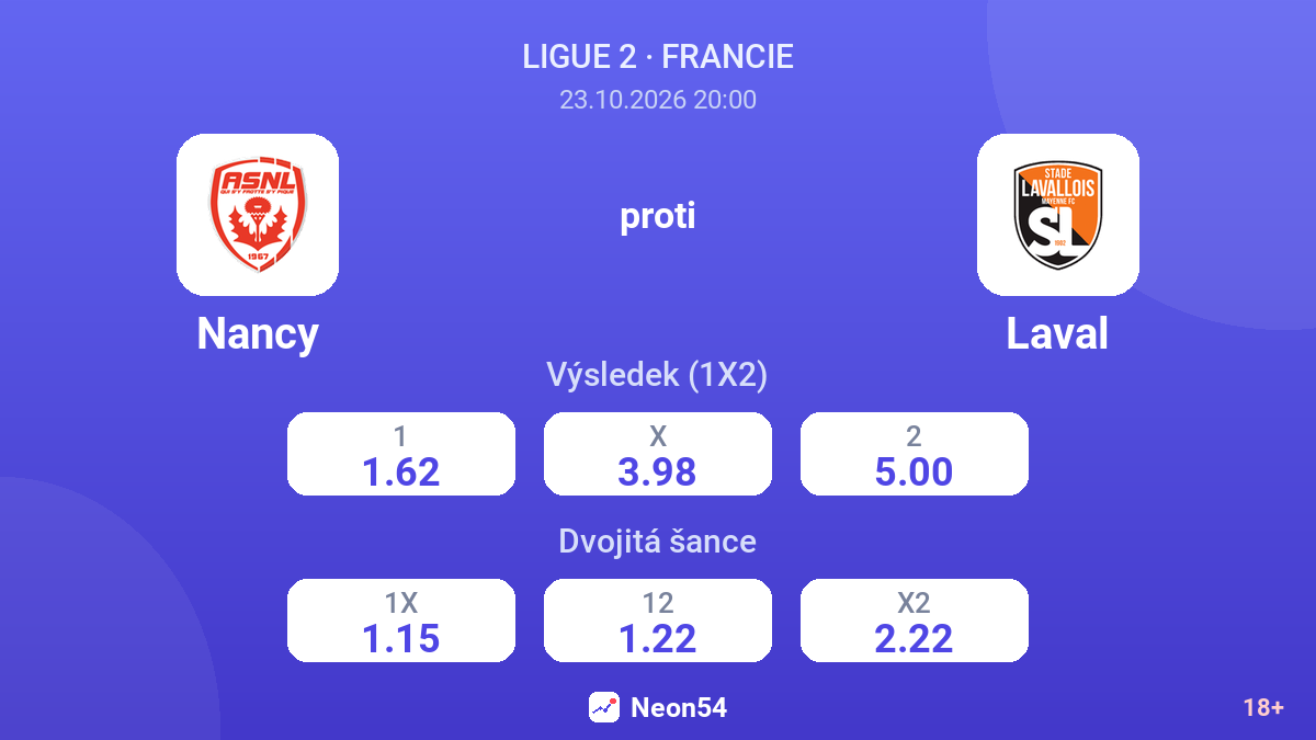 Nancy – Laval — kurzy
