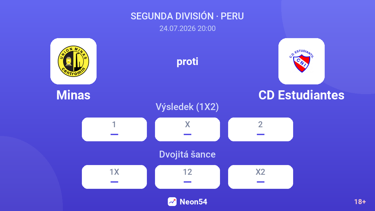 Minas proti CD Estudiantes — kurzy