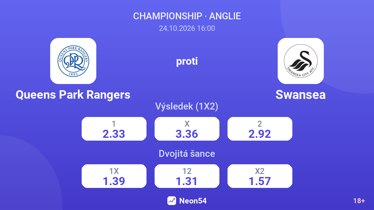 Queens Park Rangers – Swansea — kurzy