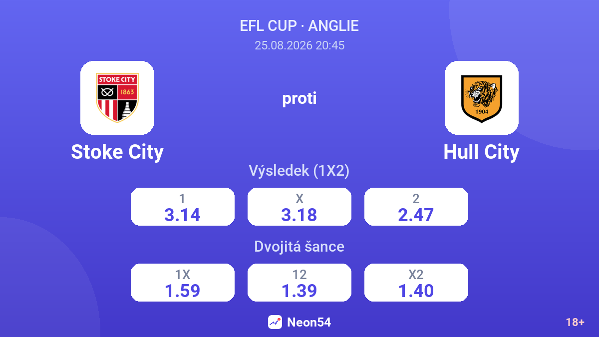 Stoke City – Hull City — kurzy