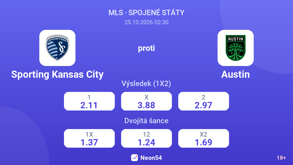 Sporting Kansas City – Austin — kurzy