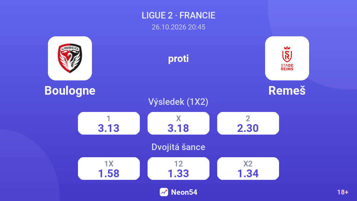 Boulogne – Remeš — kurzy