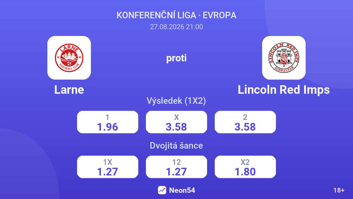 Larne – Lincoln Red Imps — kurzy