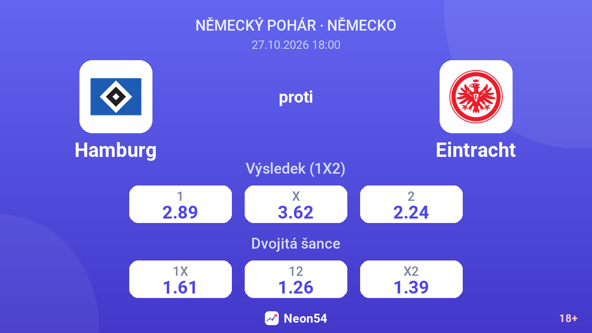 Hamburg – Eintracht — kurzy