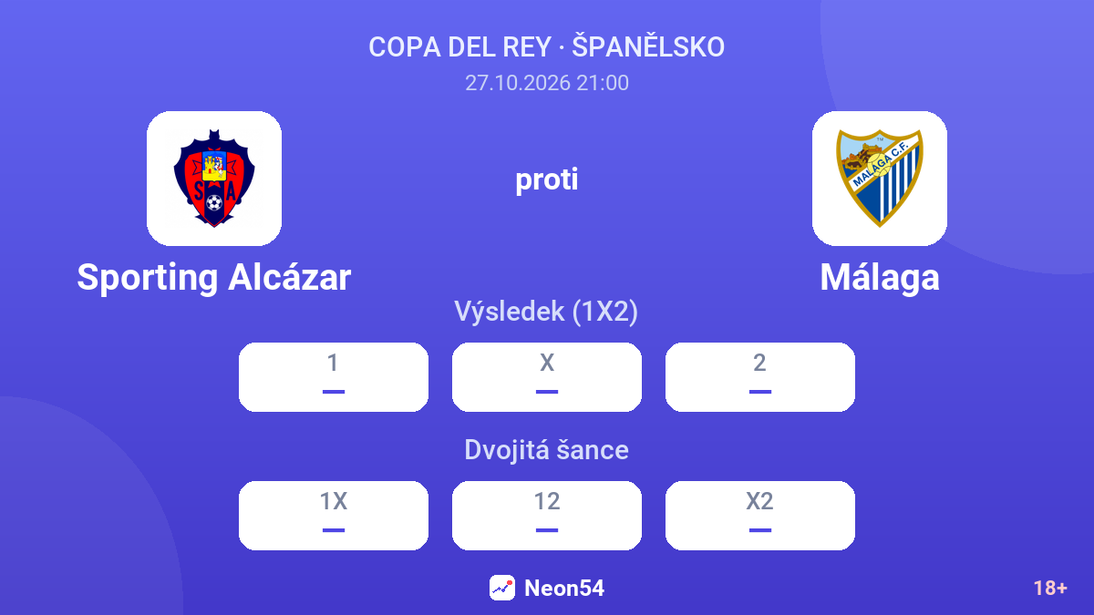 Sporting Alcázar – Málaga — kurzy