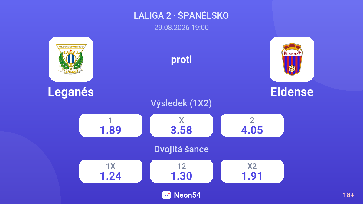 Leganés – Eldense — kurzy