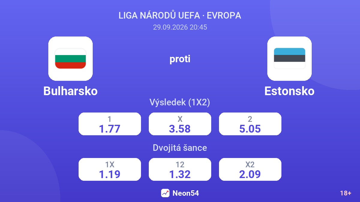 Bulharsko – Estonsko — kurzy